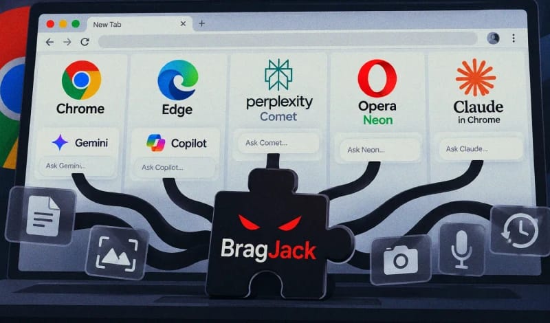 One Malicious Browser Extension Could Hijack AI Assistants in 5 Popular Browsers